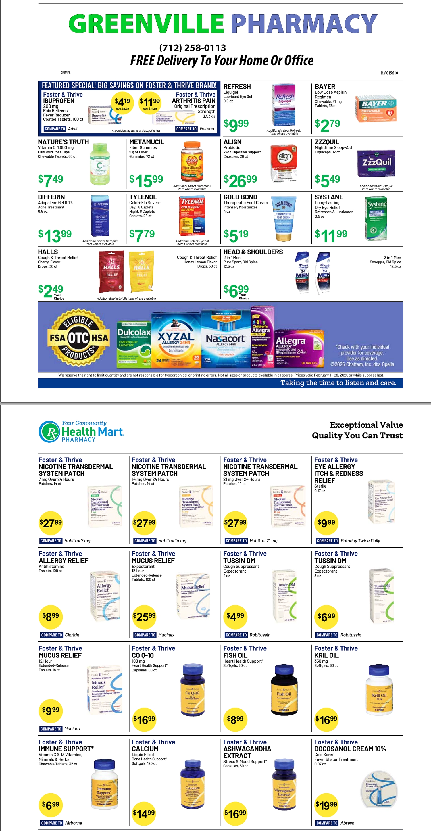 Health Mart Sale Specials